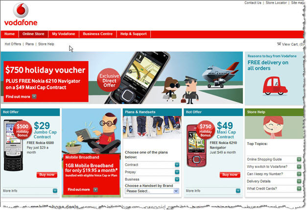 Vodafone Offer : Get unlimited local & STD v2v + 50MB 3G/4G data for 28 ...